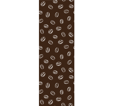 Kitchen blind coffee beans seamless pattern - TenStickers