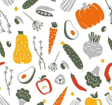 Kitchen blind fruit and vegetable collection - TenStickers