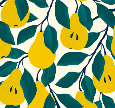 Kitchen blind with peers pattern - TenStickers