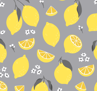 Tropical lemon kitchen blind - TenStickers
