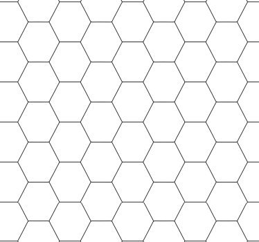 Kitchen blind black and white honeycomb - TenStickers