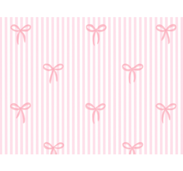 Childrens blind in pink stripes and bows - TenStickers