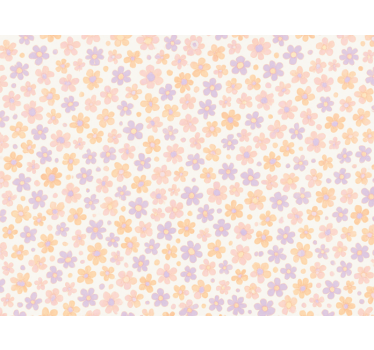 Childrens blind small pastel flowers - TenStickers