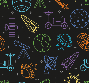 Childrens blind celestial exploration - TenStickers