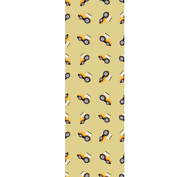 Childrens blind featuring cute construction trucks - TenStickers
