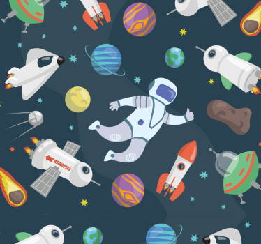 Childrens blind space adventure - TenStickers