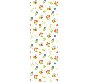 Childrens blind bee garden design - TenStickers