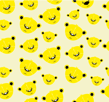 Childrens blind with adorable bear pattern - TenStickers