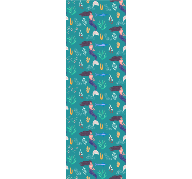 Childrens blind mermaid underwater - TenStickers