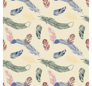 Childrens blind with colorful feathers - TenStickers