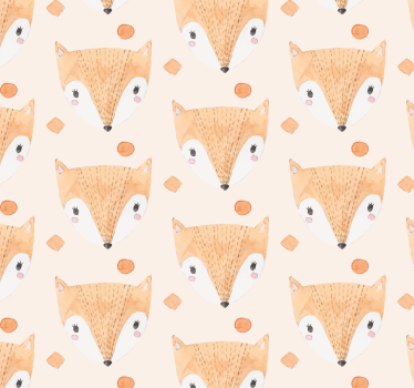 Childrens blind with hand painted fox design - TenStickers