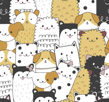 Childrens blind with adorable puppy design - TenStickers