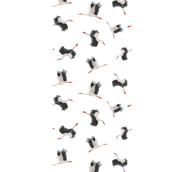 Childrens blind with flying storks pattern - TenStickers