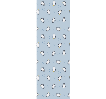 Childrens blind with seamless penguin pattern - TenStickers