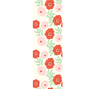 Childrens blind with anemone flower pattern - TenStickers