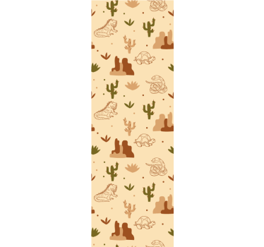 Childrens blind featuring desert wild animals - TenStickers