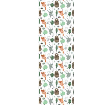 Childrens blind featuring squirrel bear cute rabbit - TenStickers