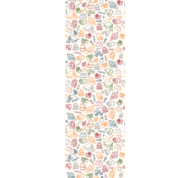 Childrens blind for camping, bonfire, and boots - TenStickers