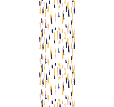 Childrens blind in abstract modern strokes - TenStickers