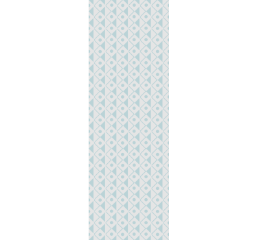 Childrens blind in blue and white rhombuses design - TenStickers