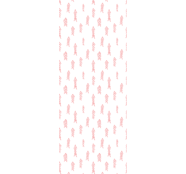 Childrens blind in pink arrows pattern on white - TenStickers