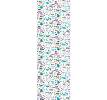 Childrens blind kids concept illustration of hand draws - TenStickers