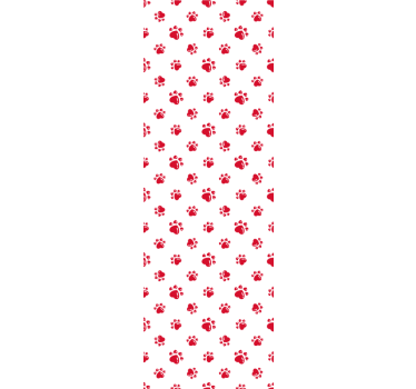 Childrens blind with cat paws and heart design - TenStickers