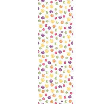 Childrens blind with colorful polka dots pattern - TenStickers