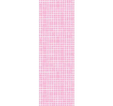 Childrens blind in pink and white stripes - TenStickers