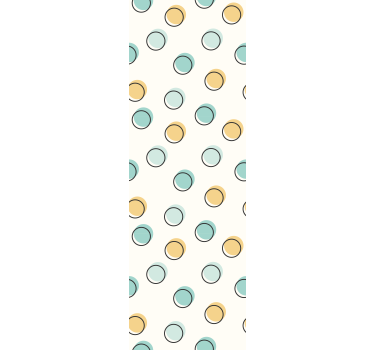 Colorful polka dots childrens blind - TenStickers