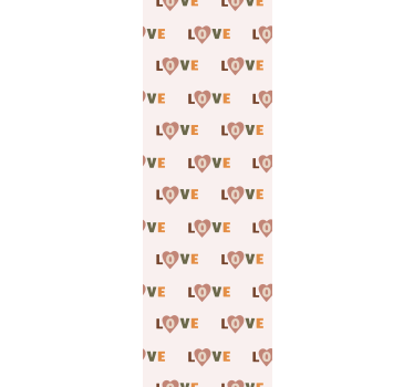 Childrens blind in pastel love word style - TenStickers