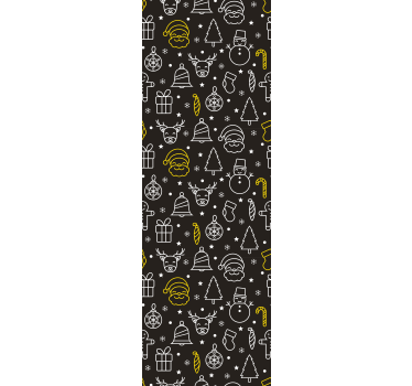 Childrens blind in white and yellow pattern - TenStickers