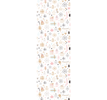 Childrens blind with winter christmas pattern - TenStickers