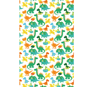 Childrens blind with colorful dinosaur pattern - TenStickers