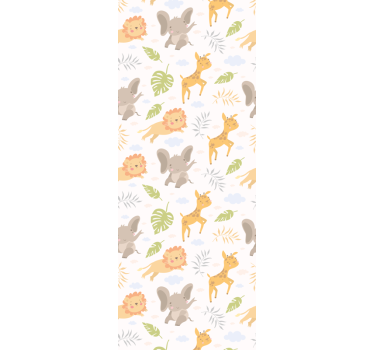 Childrens blind in nordic minimalist safari style - TenStickers