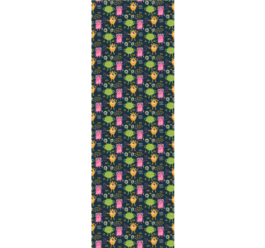 Childrens blind with funny colorful aliens design - TenStickers