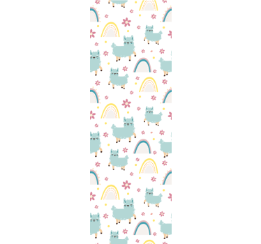Childrens blind with funny sheep unicorns pattern - TenStickers