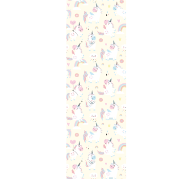 Childrens blind fantasy unicorns - TenStickers