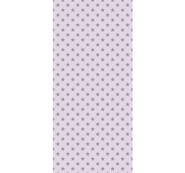 Childrens blind with gray stars on pink background - TenStickers