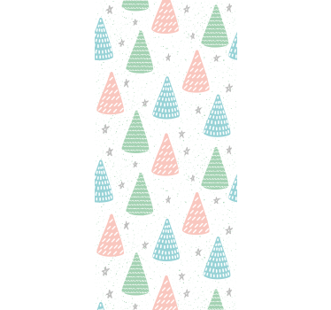 Childrens blind with gray stars and trunks - TenStickers
