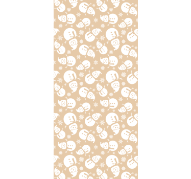 Childrens blind with cheerful snowman faces - TenStickers