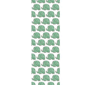 Childrens blind with adorable elephant pattern - TenStickers