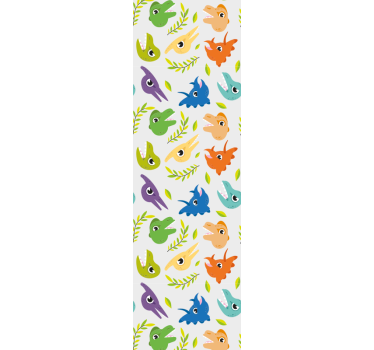 Childrens blind retro game dinosaurs - TenStickers