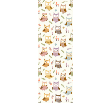 Childrens blind with cute profession owls design - TenStickers