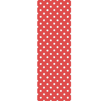 Childrens blind with white retro polka dots - TenStickers