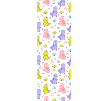 Childrens blind with colorful dinosaur pattern - TenStickers