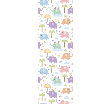 Childrens blind with adorable elephant pattern - TenStickers