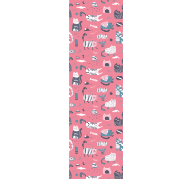 Children's blind nordic kittens - TenStickers