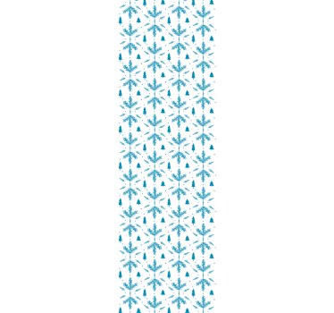 Childrens blind in nordic style seasonal blue - TenStickers