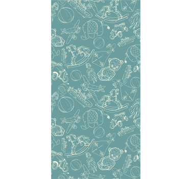 Childrens blind featuring baby elephants - TenStickers